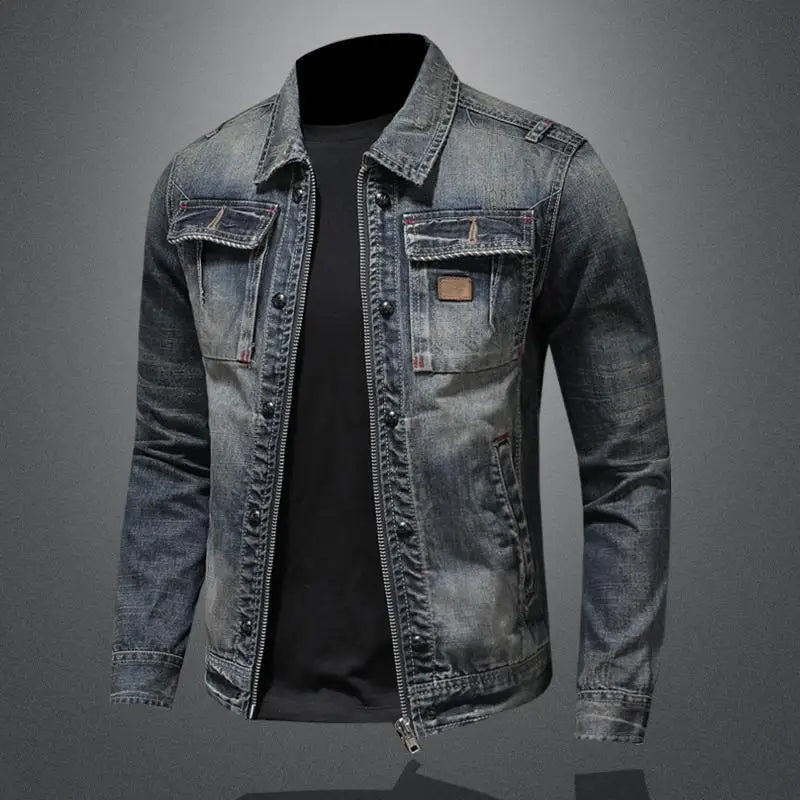 Carlo™ | Giacca autunnale in jeans traspirante
